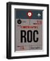 ROC Rochester Luggage Tag I-NaxArt-Framed Art Print