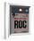 ROC Rochester Luggage Tag I-NaxArt-Framed Art Print