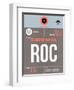 ROC Rochester Luggage Tag II-NaxArt-Framed Art Print