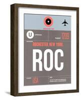 ROC Rochester Luggage Tag II-NaxArt-Framed Art Print