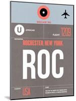 ROC Rochester Luggage Tag II-NaxArt-Mounted Art Print