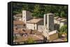 Roccalbegna, Grosseto Province, Tuscany, Italy, Europe-Nico Tondini-Framed Stretched Canvas