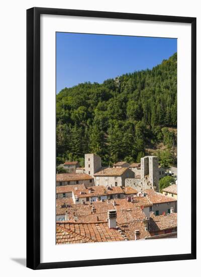 Roccalbegna, Grosseto, Tuscany, Italy.-Nico Tondini-Framed Photographic Print