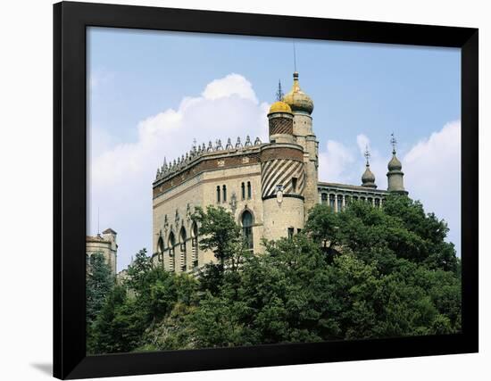 Rocchetta Mattei, Riola Di Vergato, Bologna, Emilia-Romagna, Italy-null-Framed Giclee Print