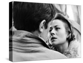 "Rocco and his Brothers" (Rocco and ses freres) by Luchino Visconti with Alain Delon and Annie Gira-null-Stretched Canvas