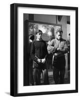 "Rocco and his Brothers" (Rocco and ses freres) by Luchino Visconti with Alain Delon and Renato Sal-null-Framed Photo