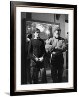 "Rocco and his Brothers" (Rocco and ses freres) by Luchino Visconti with Alain Delon and Renato Sal-null-Framed Photo