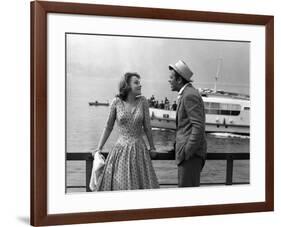 "Rocco and his Brothers" (Rocco and ses freres) by Luchino Visconti with Annie Girardot and Renato -null-Framed Photo