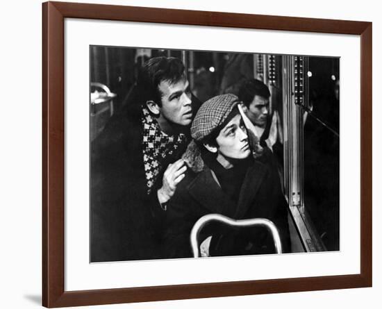 "Rocco and his Brothers" (Rocco and ses freres) by Luchino Visconti with Renato Salvatori and Alain-null-Framed Photo