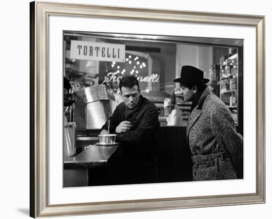 "Rocco and his Brothers" (Rocco and ses freres) by Luchino Visconti with Renato Salvatori and Roger-null-Framed Photo