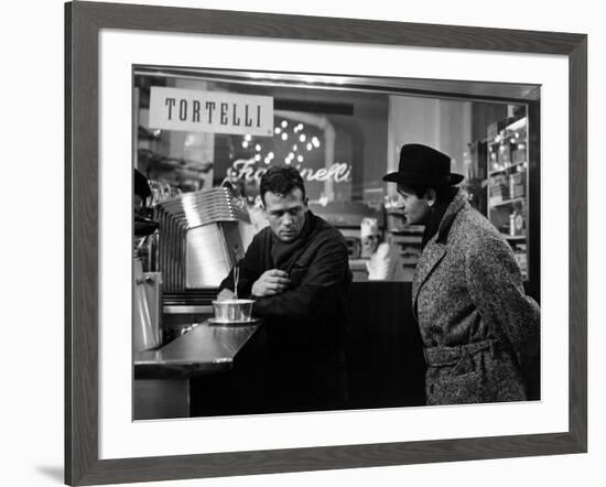 "Rocco and his Brothers" (Rocco and ses freres) by Luchino Visconti with Renato Salvatori and Roger-null-Framed Photo