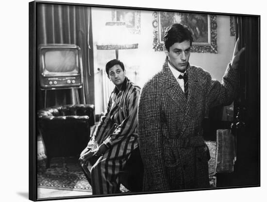 "Rocco and his Brothers" (Rocco and ses freres) by Luchino Visconti with Roger Hanin and Alain Delo-null-Framed Photo