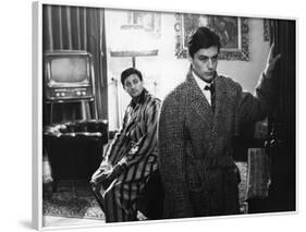 "Rocco and his Brothers" (Rocco and ses freres) by Luchino Visconti with Roger Hanin and Alain Delo-null-Framed Photo