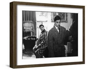 "Rocco and his Brothers" (Rocco and ses freres) by Luchino Visconti with Roger Hanin and Alain Delo-null-Framed Photo