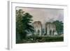 Roche Abbey, View from the West, from 'The Monastic Ruins of Yorkshire', 1842-William Richardson-Framed Giclee Print