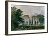 Roche Abbey, View from the West, from 'The Monastic Ruins of Yorkshire', 1842-William Richardson-Framed Giclee Print