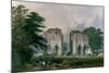 Roche Abbey, View from the West, from 'The Monastic Ruins of Yorkshire', 1842-William Richardson-Mounted Giclee Print