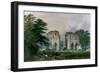 Roche Abbey, View from the West, from 'The Monastic Ruins of Yorkshire', 1842-William Richardson-Framed Giclee Print