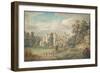 Roche Abbey, Yorkshire-Paul Sandby-Framed Giclee Print