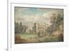 Roche Abbey, Yorkshire-Paul Sandby-Framed Giclee Print