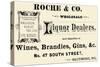 Roche and Co. Wholesale Liquor Dealers-null-Stretched Canvas