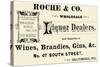 Roche and Co. Wholesale Liquor Dealers-null-Stretched Canvas