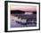 Roche Harbor Marina At dusk, San Juan Island, Washington, USA-Charles Gurche-Framed Premium Photographic Print