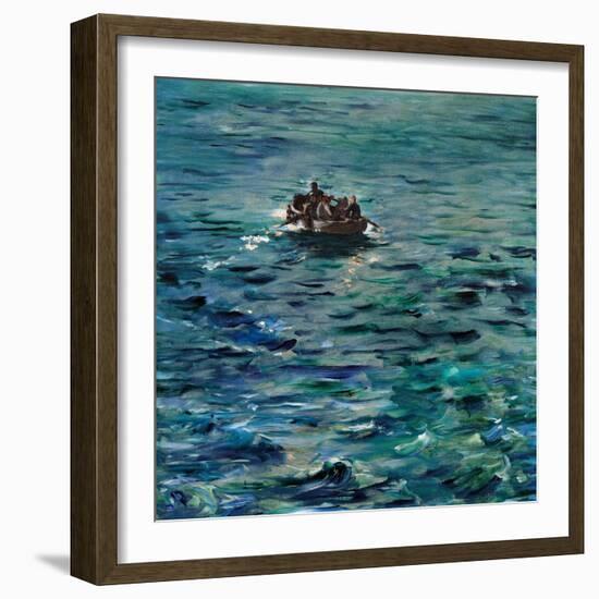 Rochefort's Escape-Edouard Manet-Framed Art Print