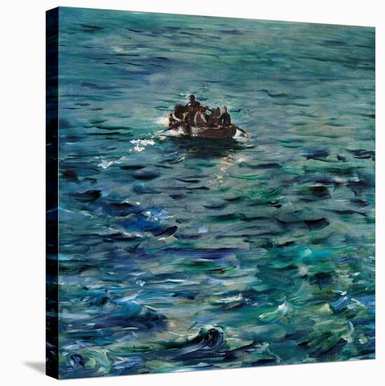 Rochefort's Escape-Edouard Manet-Stretched Canvas
