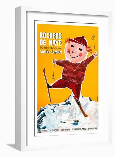 Rochers De Naye-Savoca-Framed Art Print