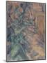 Rochers et branches à Bibémus-Paul Cézanne-Mounted Premium Giclee Print