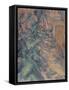 Rochers et branches à Bibémus-Paul Cézanne-Framed Stretched Canvas
