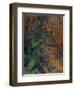 Rochers et branches à Bibémus-Paul Cézanne-Framed Premium Giclee Print