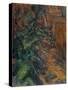 Rochers et branches à Bibémus-Paul Cézanne-Stretched Canvas