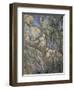 Rochers près des grottes au-dessus de Château-Noir-Paul Cézanne-Framed Giclee Print