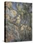 Rochers près des grottes au-dessus de Château-Noir-Paul Cézanne-Stretched Canvas