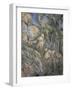 Rochers près des grottes au-dessus de Château-Noir-Paul Cézanne-Framed Giclee Print