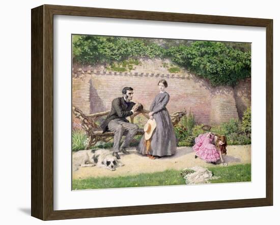 Rochester and Jane Eyre-Frederick Walker-Framed Giclee Print