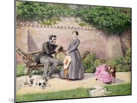 Rochester and Jane Eyre-Frederick Walker-Mounted Giclee Print