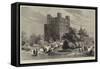 Rochester Castle and Grounds as a Public Park-Frank Watkins-Framed Stretched Canvas
