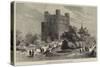 Rochester Castle and Grounds as a Public Park-Frank Watkins-Stretched Canvas