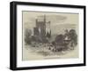 Rochester Castle and the New Public Gardens-null-Framed Giclee Print