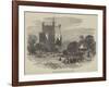 Rochester Castle and the New Public Gardens-null-Framed Giclee Print