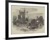 Rochester Castle and the New Public Gardens-null-Framed Giclee Print