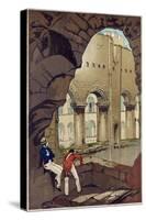 Rochester Castle Interior UL-null-Stretched Canvas