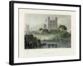 Rochester Castle, Kent, Mid 19th Century-Henry Adlard-Framed Giclee Print