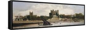 Rochester Castle-Charles Spencelayh-Framed Stretched Canvas