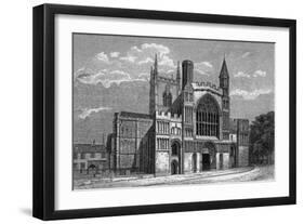 Rochester Cathedral, Kent-null-Framed Art Print