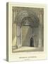 Rochester Cathedral, West Doorway-Hablot Knight Browne-Stretched Canvas