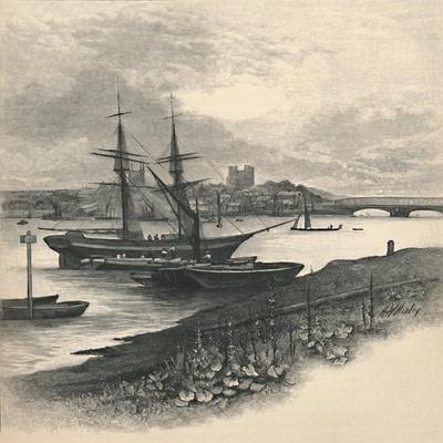 ''Rochester, from Strood', 1886' Giclee Print Unknown